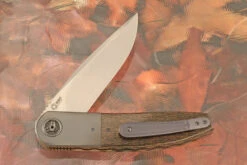 L28 Flipper With Uni-layer Copper FatCarbon And Zirconium (Ceramic IKBS) - M390 -Optimal Knives Store 107238 4 x