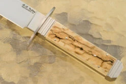 Bowie With Mammoth Bark -Optimal Knives Store 107276 3 x