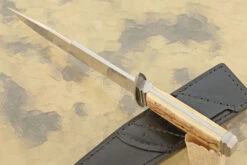 Bowie With Mammoth Bark -Optimal Knives Store 107276 4 x