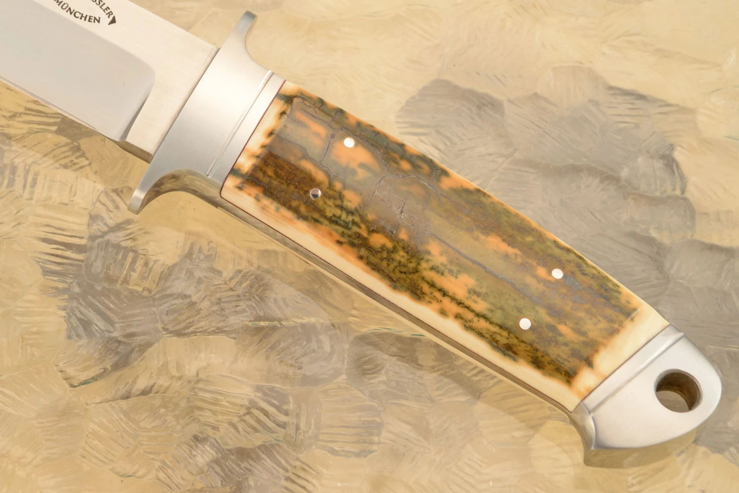 Integral Chute Knife With Mammoth Ivory 3 Integral Chute Knife With Mammoth Ivory - Image 3