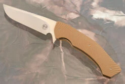 M17 Flipper With 3D Textured Desert Tan G-10 (IKBS)