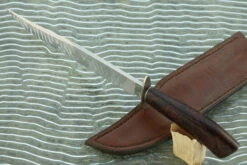 Clip Point Bowie With Ironwood -Optimal Knives Store 107315 4 x