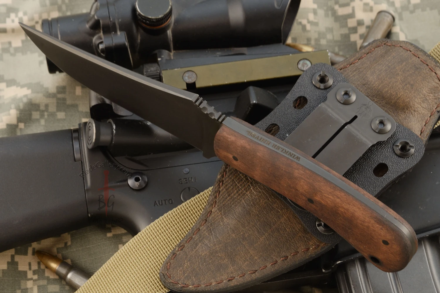 Belt Knife With Maple 3 Belt Knife With Maple - Image 3