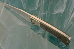 Engraved Slipjoint With Carbon Fiber - CPM-154 -Optimal Knives Store 107433 3 x