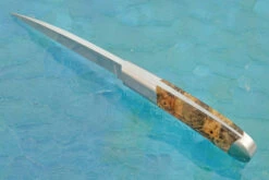 Integral Wharncliffe Everyday Carry With Buckeye Burl -Optimal Knives Store 107443 3 x