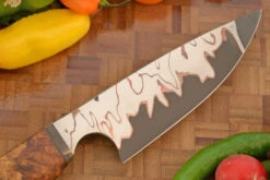 Cu-Mai Chef's Knife (5 Inch) With Amboyna Burl 13 Cu-Mai Chef's Knife (5 Inch) With Amboyna Burl -Optimal Knives Store 107472 6 x