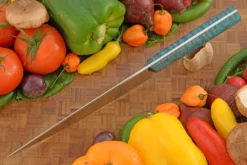 Chef's Knife (8 In.) With Curly Mango -Optimal Knives Store 107489 3 x
