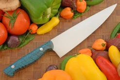 Chef's Knife (8 In.) With Curly Mango -Optimal Knives Store 107489 5 x