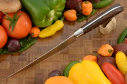 Upswept Fillet/Boning Knife (7 In.) With Ironwood (Semi-Stiff) -Optimal Knives Store 107492 3 x