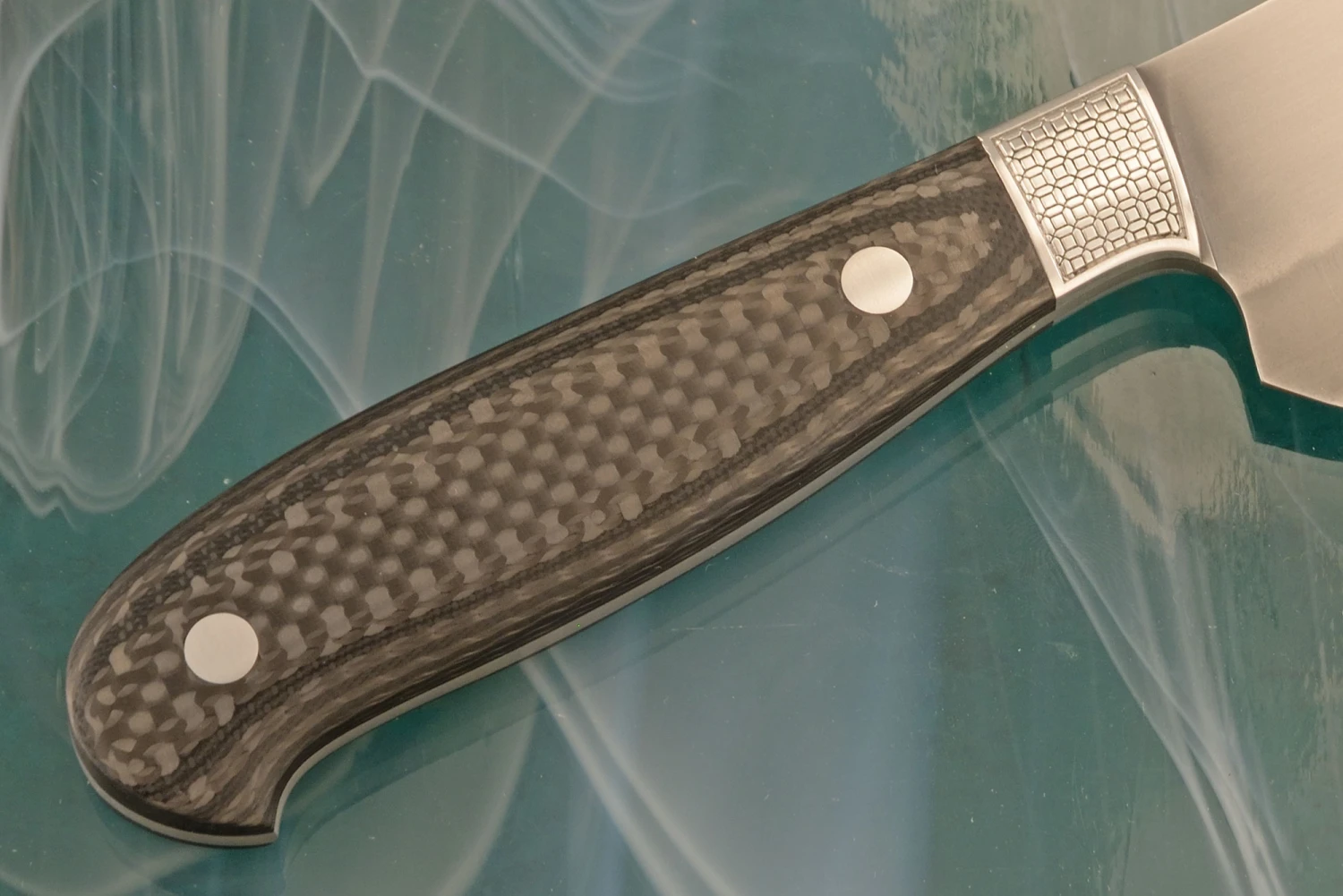 Utility Knife With Carbon Fiber - 1095 Carbon (4-3/4") 6 Utility Knife With Carbon Fiber - 1095 Carbon (4-3/4") - Image 6