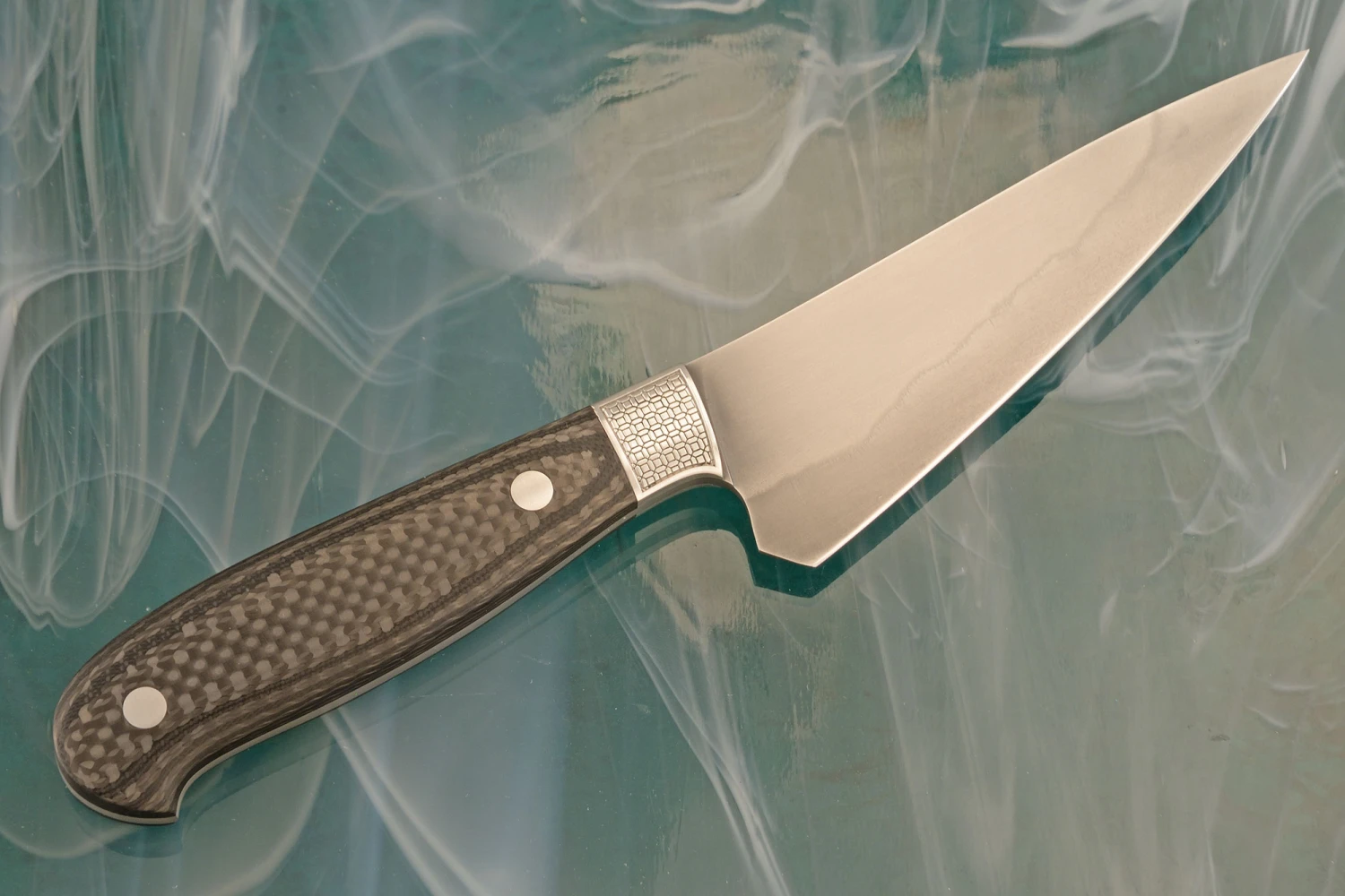 Utility Knife With Carbon Fiber - 1095 Carbon (4-3/4") 8 Utility Knife With Carbon Fiber - 1095 Carbon (4-3/4") - Image 8