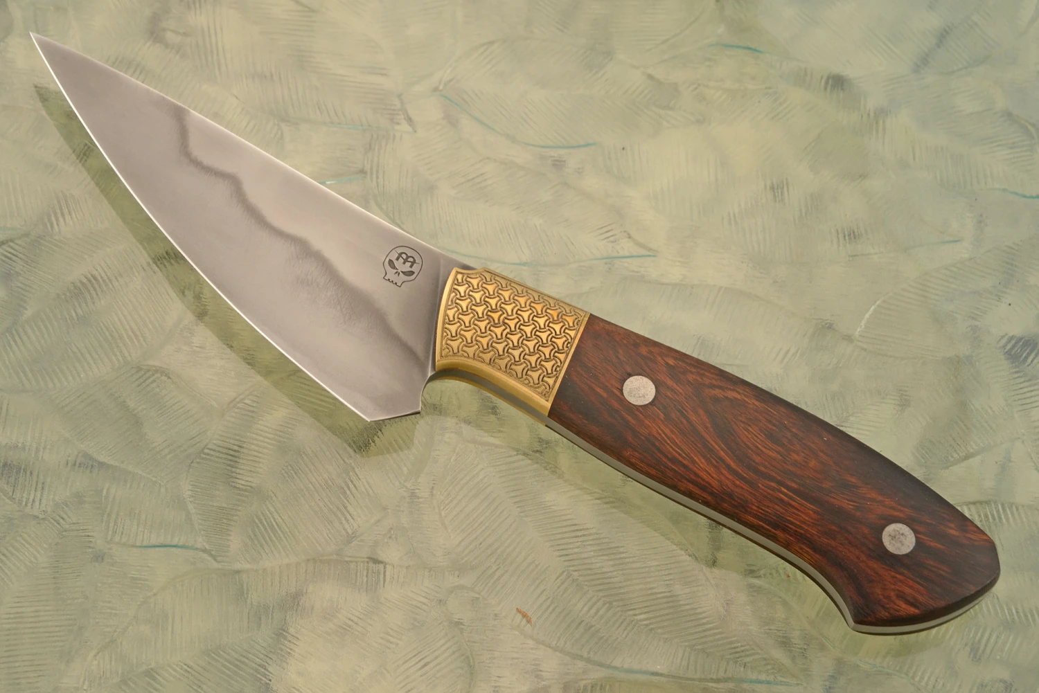 Utility Knife With Ironwood - 1095 Carbon (4-1/3") 2 Utility Knife With Ironwood - 1095 Carbon (4-1/3") - Image 2