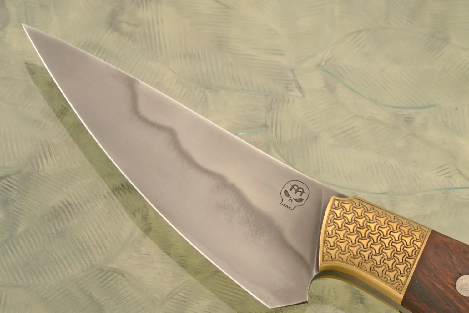 Utility Knife With Ironwood - 1095 Carbon (4-1/3") 3 Utility Knife With Ironwood - 1095 Carbon (4-1/3") - Image 3