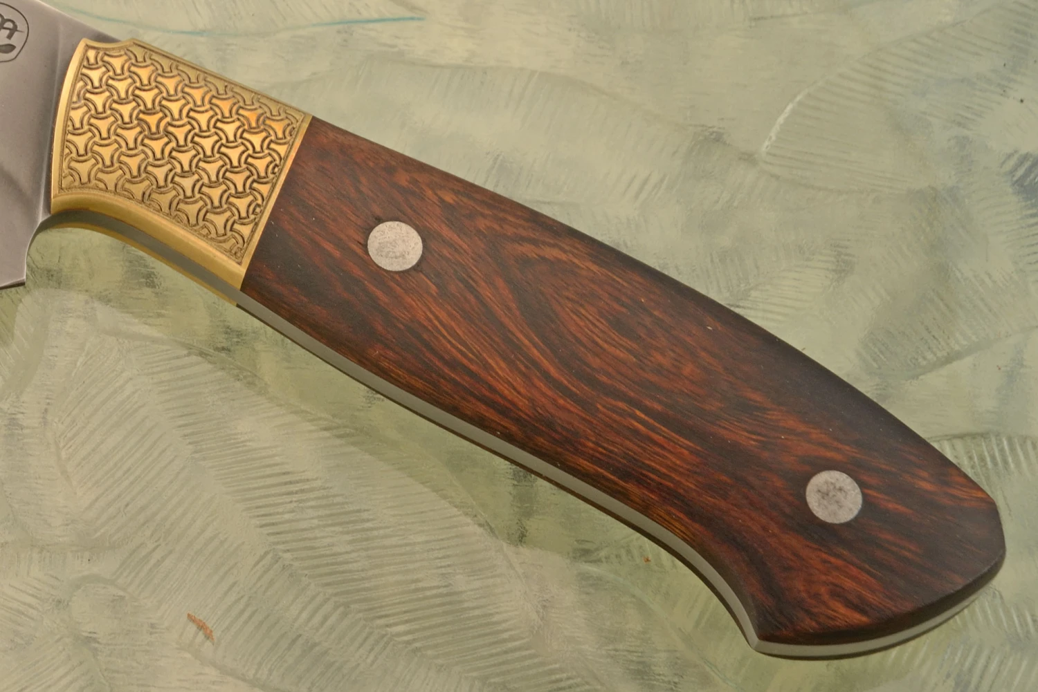 Utility Knife With Ironwood - 1095 Carbon (4-1/3") 4 Utility Knife With Ironwood - 1095 Carbon (4-1/3") - Image 4