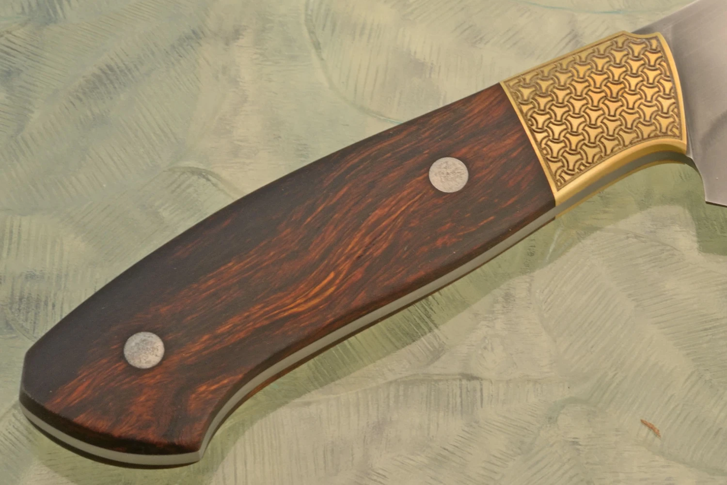 Utility Knife With Ironwood - 1095 Carbon (4-1/3") 6 Utility Knife With Ironwood - 1095 Carbon (4-1/3") - Image 6