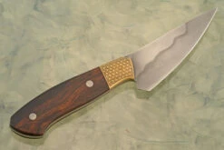 Utility Knife With Ironwood - 1095 Carbon (4-1/3") 15 Utility Knife With Ironwood - 1095 Carbon (4-1/3") -Optimal Knives Store 107540 8 x