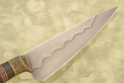 Utility Knife With Stag - 1095 Carbon (5-1/8") -Optimal Knives Store 107541 7 x