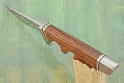 Blue Fox Utility With Bocote (Ser No 1) -Optimal Knives Store 107563 3 x