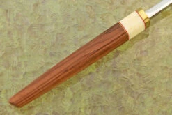 Large Spike With Walnut And Ancient Walrus Ivory - No 1 -Optimal Knives Store 107568 4 x