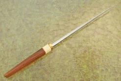 Large Spike With Walnut And Ancient Walrus Ivory - No 1 -Optimal Knives Store 107568 5 x