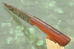 Damascus Hunter With Ironwood 10 Damascus Hunter With Ironwood -Optimal Knives Store 107626 4 x