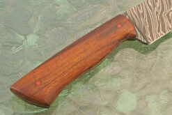 Damascus Hunter With Ironwood 11 Damascus Hunter With Ironwood -Optimal Knives Store 107626 5 x