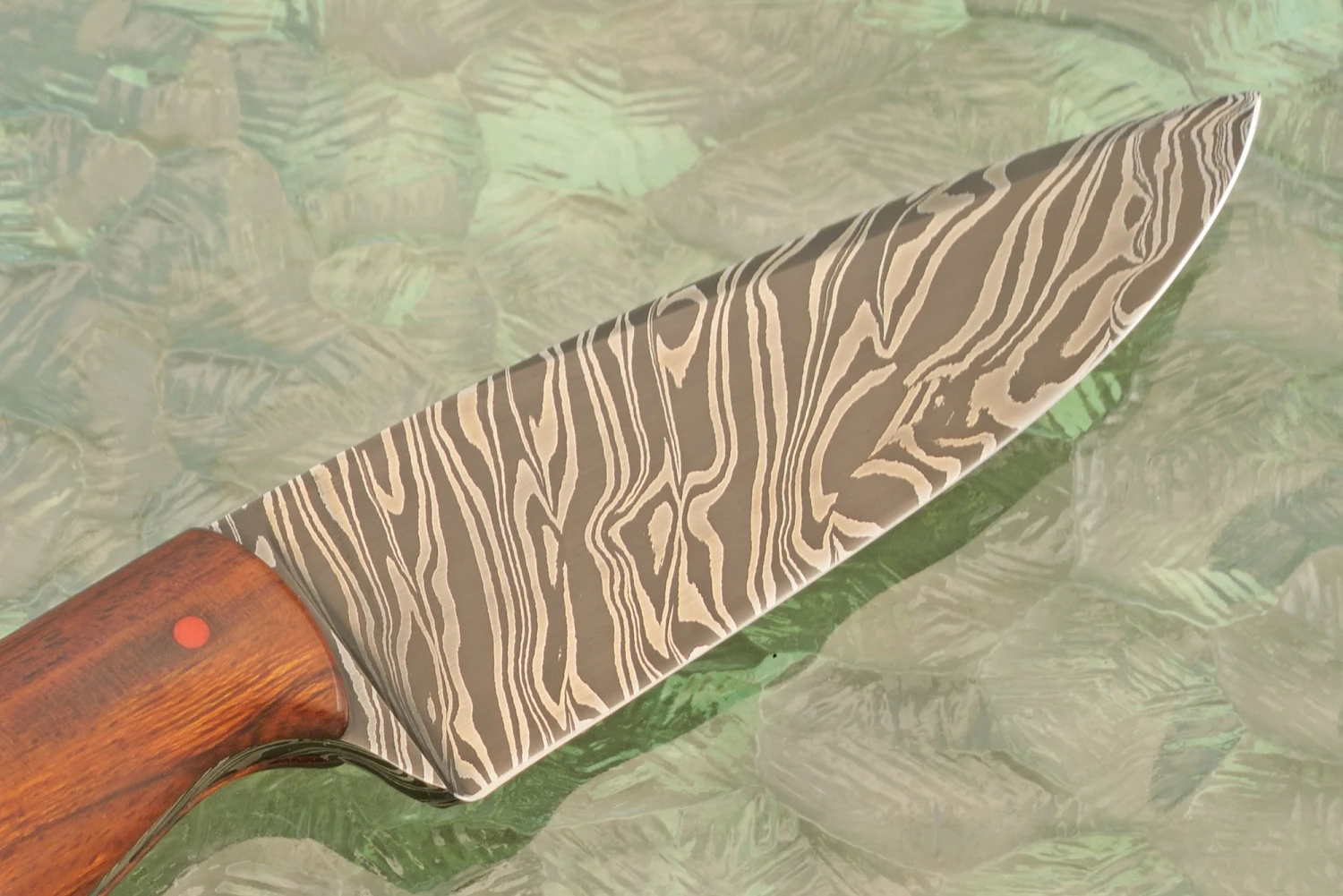 Damascus Hunter With Ironwood 6 Damascus Hunter With Ironwood - Image 6