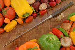 Chef's Knife (8-2/3 In.) With African Blackwood - 52100 Carbon Steel 7 Chef's Knife (8-2/3 In.) With African Blackwood - 52100 Carbon Steel -Optimal Knives Store 107634 3 x