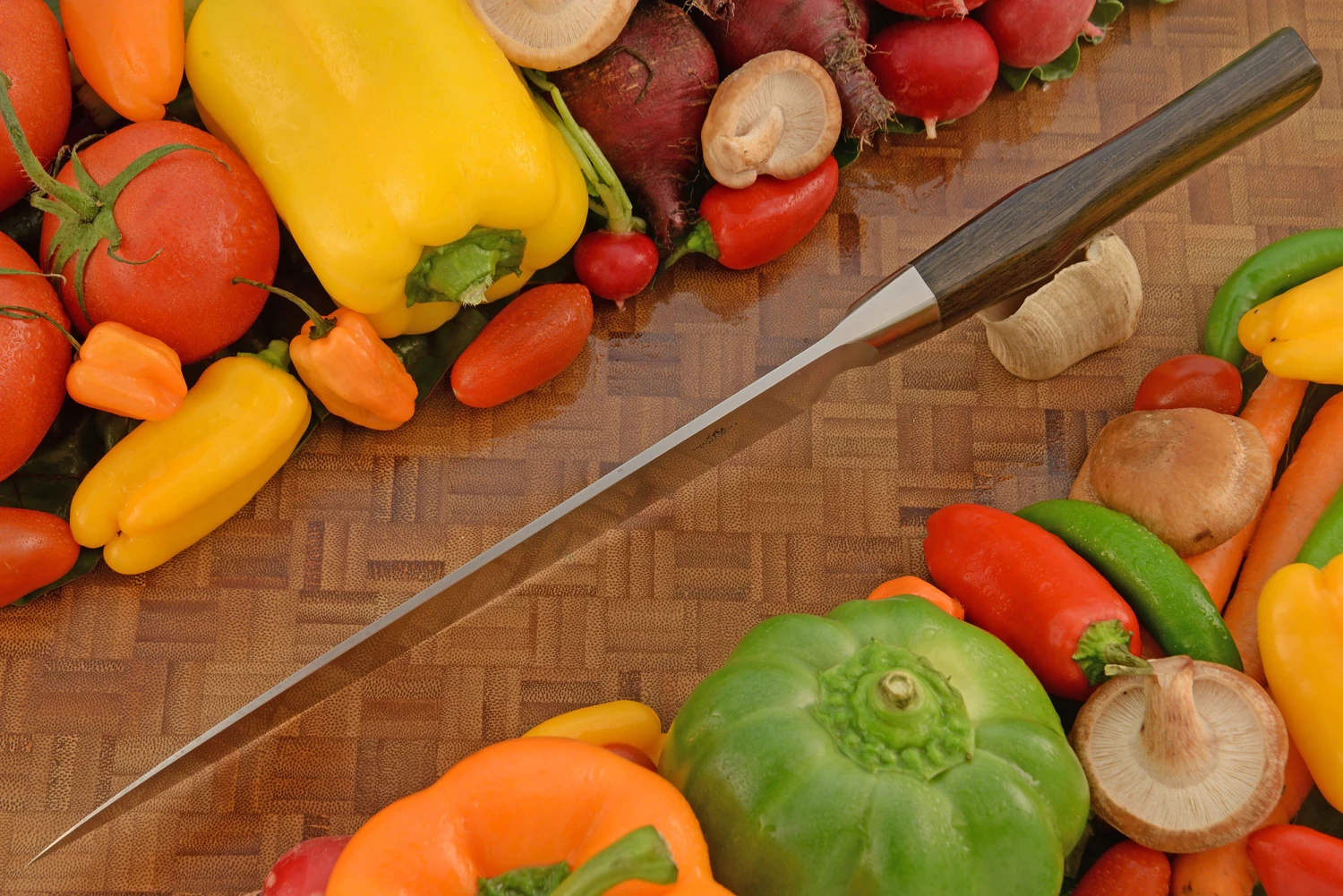 Chef's Knife (8-2/3 In.) With African Blackwood - 52100 Carbon Steel 3 Chef's Knife (8-2/3 In.) With African Blackwood - 52100 Carbon Steel - Image 3