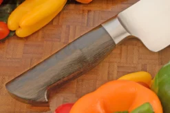 Chef's Knife (8-2/3 In.) With African Blackwood - 52100 Carbon Steel 8 Chef's Knife (8-2/3 In.) With African Blackwood - 52100 Carbon Steel -Optimal Knives Store 107634 4 x