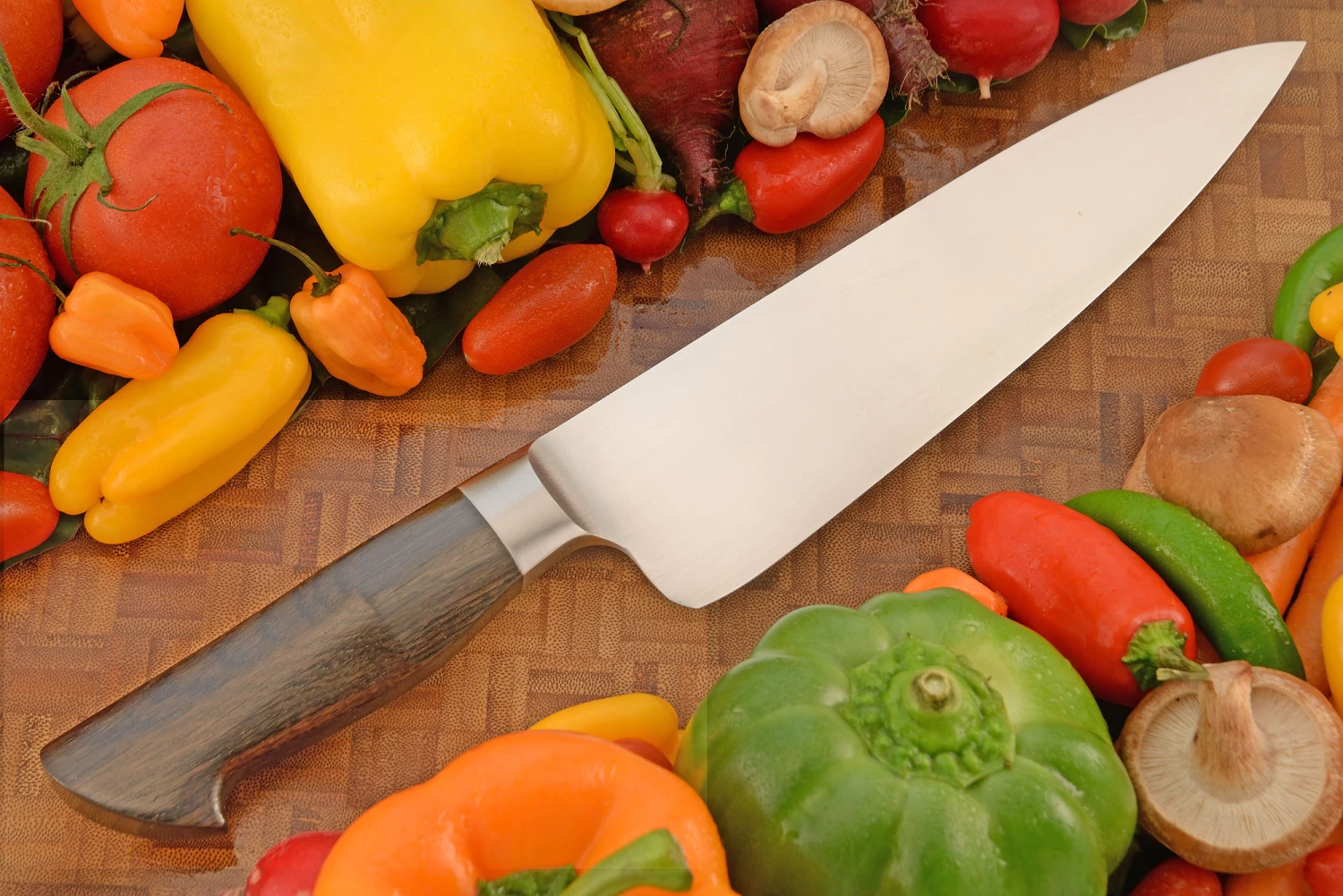Chef's Knife (8-2/3 In.) With African Blackwood - 52100 Carbon Steel 5 Chef's Knife (8-2/3 In.) With African Blackwood - 52100 Carbon Steel - Image 5