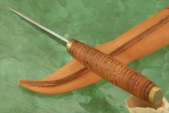 Kullervo Scandi Knife With Birch Bark -Optimal Knives Store 107659 4 x