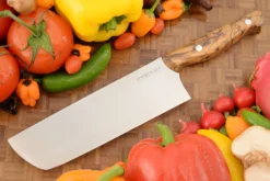 Chef's Knife - Nakiri (6-2/3 In) With Spalted Sassafras
