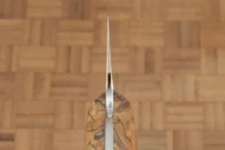 Chef's Knife - Nakiri (6-2/3 In) With Spalted Sassafras -Optimal Knives Store 107664 5 x