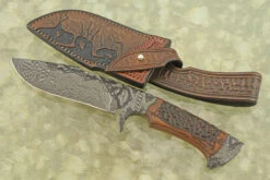 Harpoon Hunter With Carved Bocote