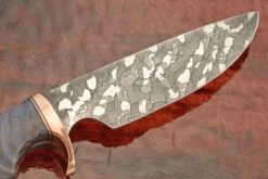 Drop Point Hunter With Tiger Maple And Copper 14 Drop Point Hunter With Tiger Maple And Copper -Optimal Knives Store 107723 7 x