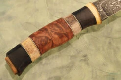 Voodoo Mask Damascus Nordic Hunter -Optimal Knives Store 107747 5 x