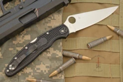 Spyderco Police 4 Lightweight With Black FRN And VG-10 (C07PBK4) -Optimal Knives Store 107761 5 x