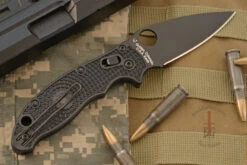 Spyderco Manix 2 Lightweight With Black FRCP And Black CTS-BD1N (C101PBBK2) -Optimal Knives Store 107762 5 x