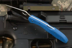 Spyderco Delica 4 Lightweight With Blue FRN And VG-10 (C11FPBL) -Optimal Knives Store 107766 3 x