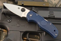 Spyderco Native 5 Lightweight With Dark Blue FRN And CPM-S110V (C41PDBL5)
