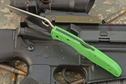 Spyderco Pacific 2 With Green FRN And LC200N (C91FPGR2) -Optimal Knives Store 107781 3 x