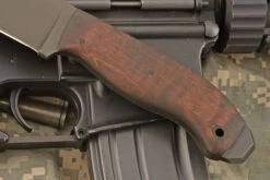 Drop Point Crusher Belt Knife With Maple -Optimal Knives Store 107798 3 x