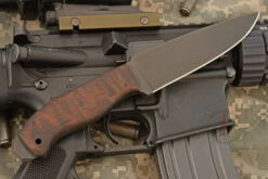 Drop Point Crusher Belt Knife With Maple -Optimal Knives Store 107798 6 x