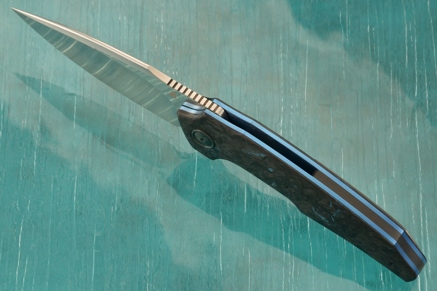 A6 Flipper With Blue Dark Matter FatCarbon (Collaboration With Tashi Bharucha) - Ceramic IKBS - CTS-XHP 3 A6 Flipper With Blue Dark Matter FatCarbon (Collaboration With Tashi Bharucha) - Ceramic IKBS - CTS-XHP - Image 3