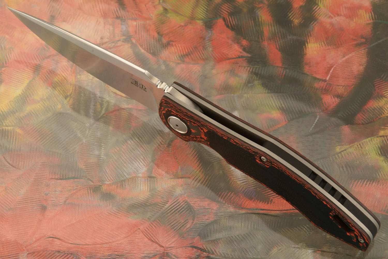 H4 Flipper With Lava Flow FatCarbon - M390 3 H4 Flipper With Lava Flow FatCarbon - M390 - Image 3