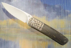 HI-05 Engraved Front Flipper With Raindrop Copper FatCarbon (Ceramic IKBS) - RWL-34