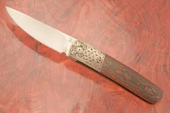 HI-05 Engraved Front Flipper With Lava Flow FatCarbon (Ceramic IKBS)