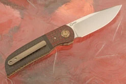 Majesty Front Flipper With Carbon Fiber (IKBS) - M390 -Optimal Knives Store 107918 5 x