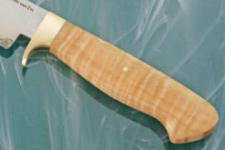 San Mai Hunter With Curly Maple -Optimal Knives Store 107987 4 x